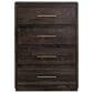 Fallridge Mezquite 5 Drawer Chest in Black, , large
