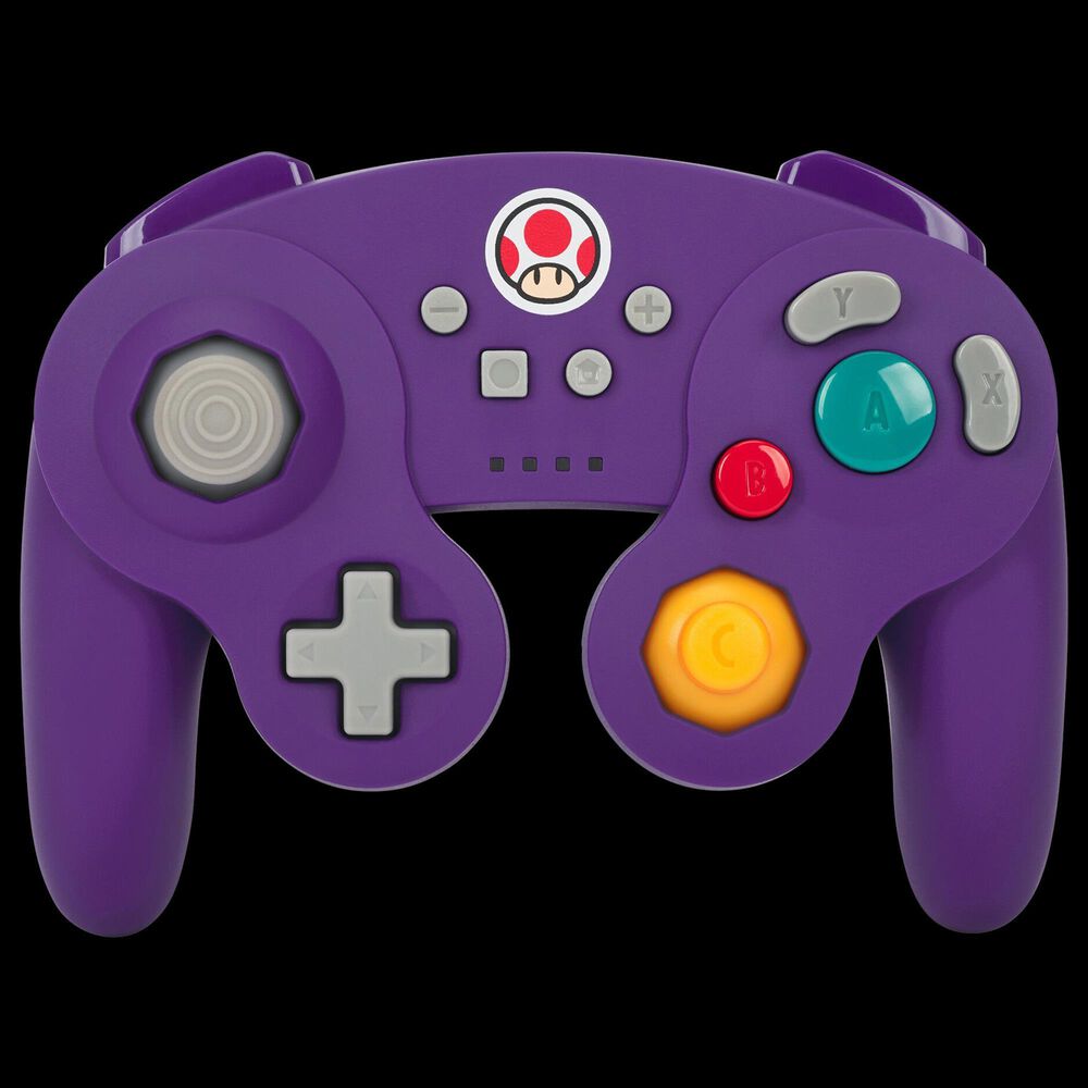 Surge GameCube Style Wireless Controller for Nintendo Switch in Purple Toad, , large
