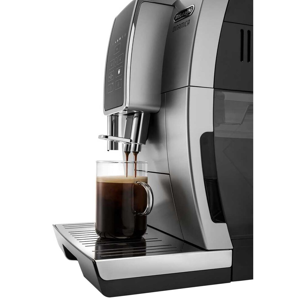 De'Longhi Dinamica Automatic Coffee and Espresso Machine in Silver