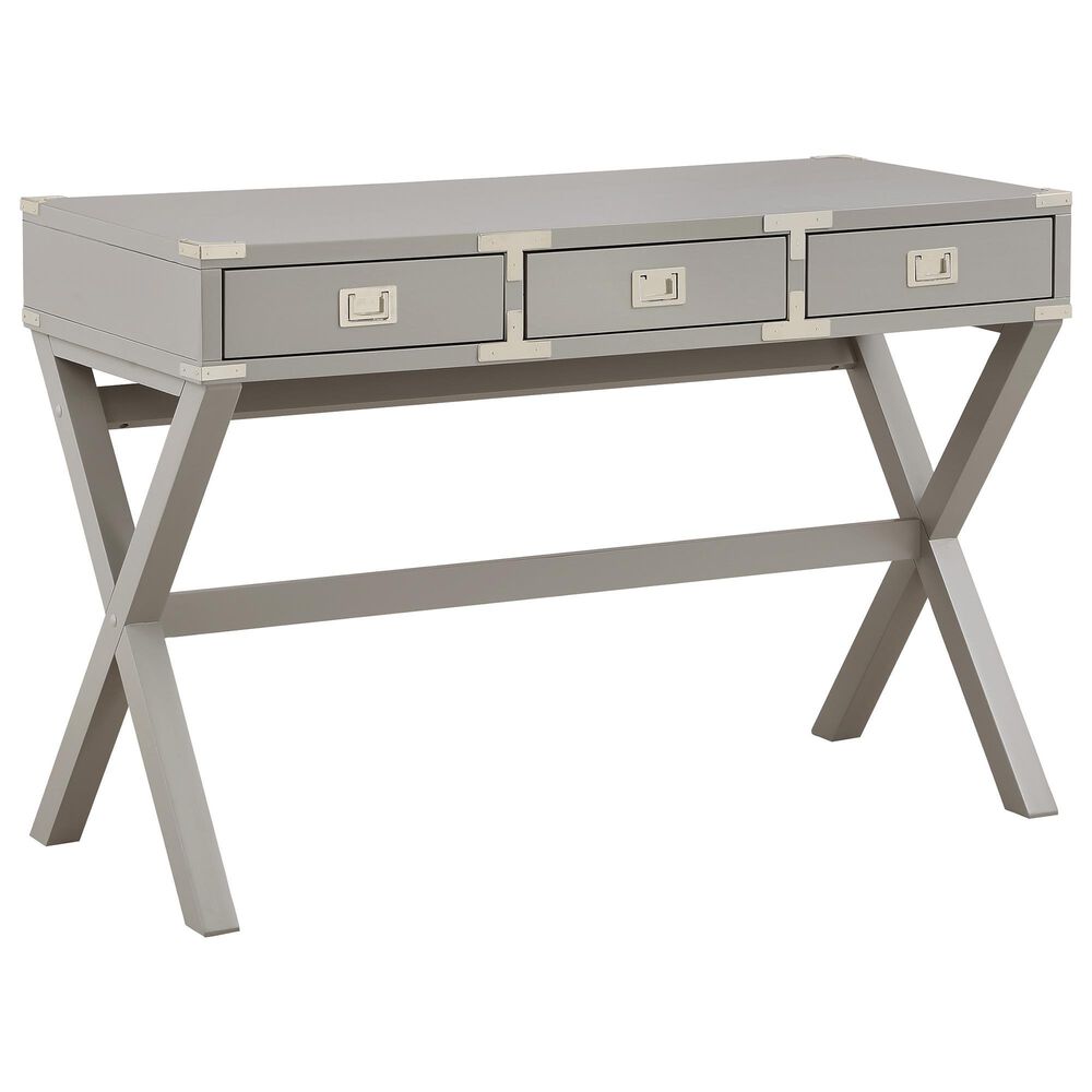 OSP Home Wellington 46" Power Desk in Gray, , large