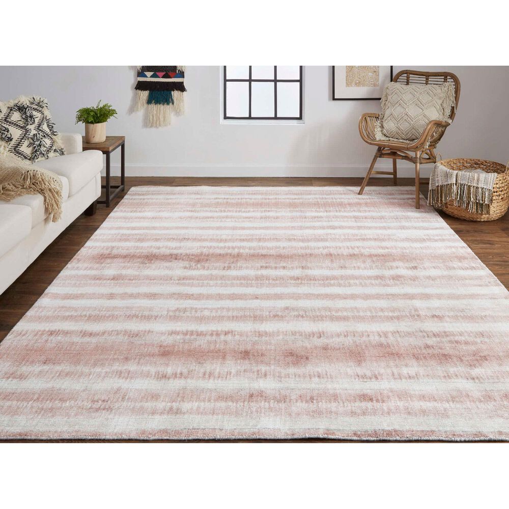 Feizy Mackay 4&#39; x 6&#39; Blush Area Rug, , large