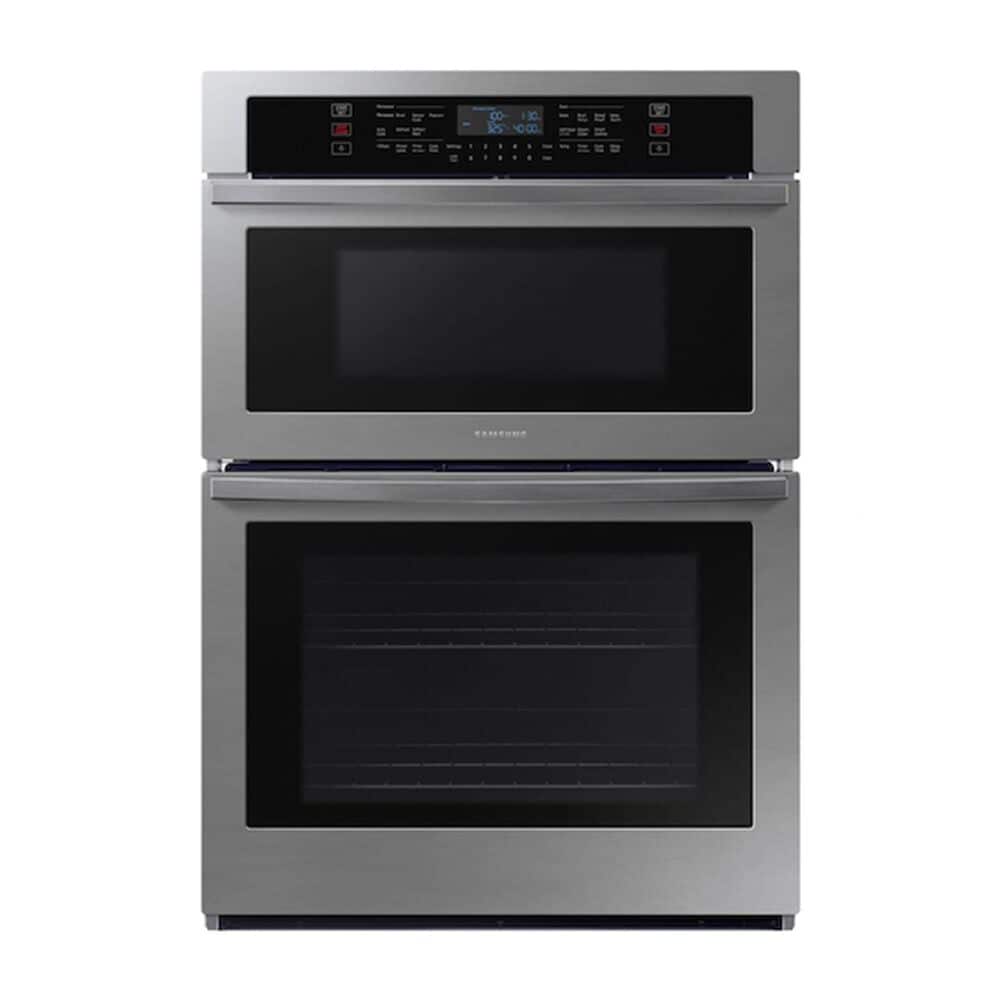 Samsung 30" Smart Electric Wall Oven with Microwave Combination in Stainless Steel, , large