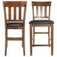 Ashley Ralene Upholstered Counter Stool in Medium Brown (Set of 2), , large