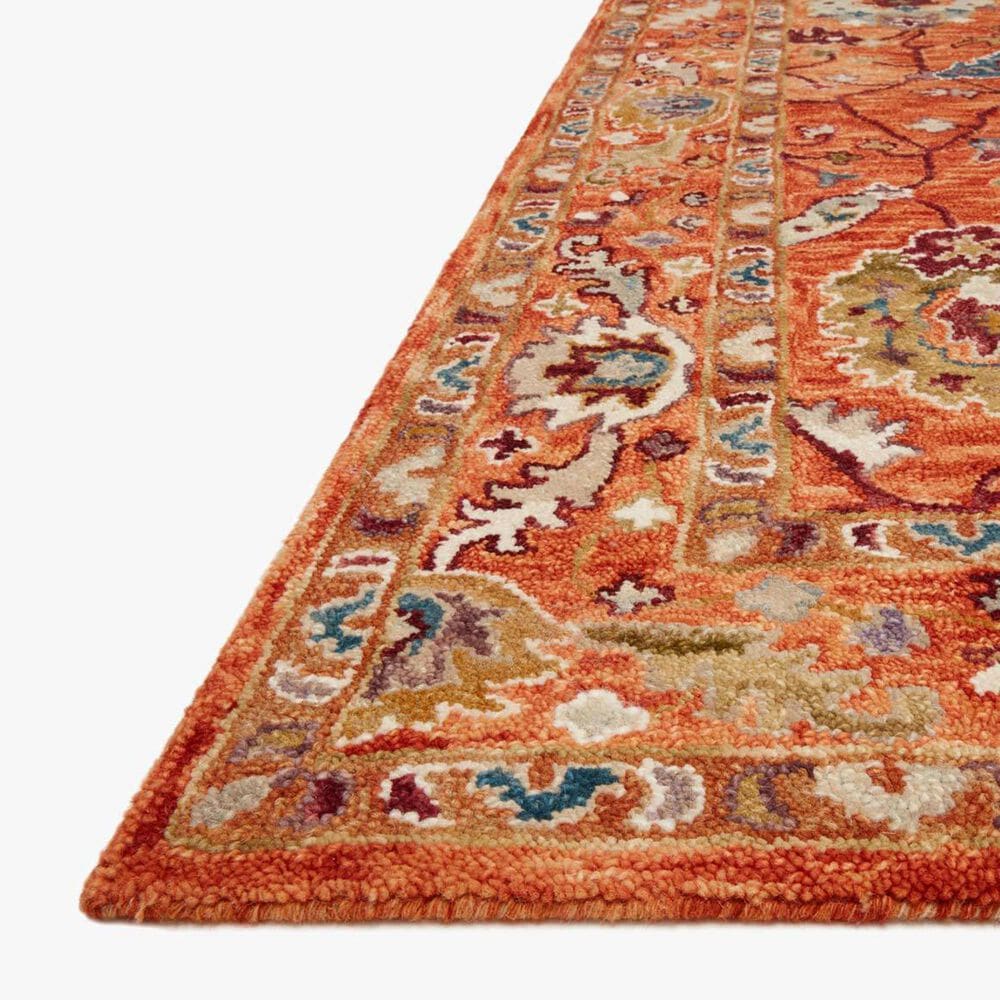 Loloi Padma 2&#39; x 5&#39; Orange and Multicolor Runner, , large