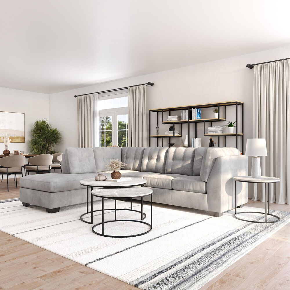 Ashley 5-Piece Living Room Setin in Gray, , large