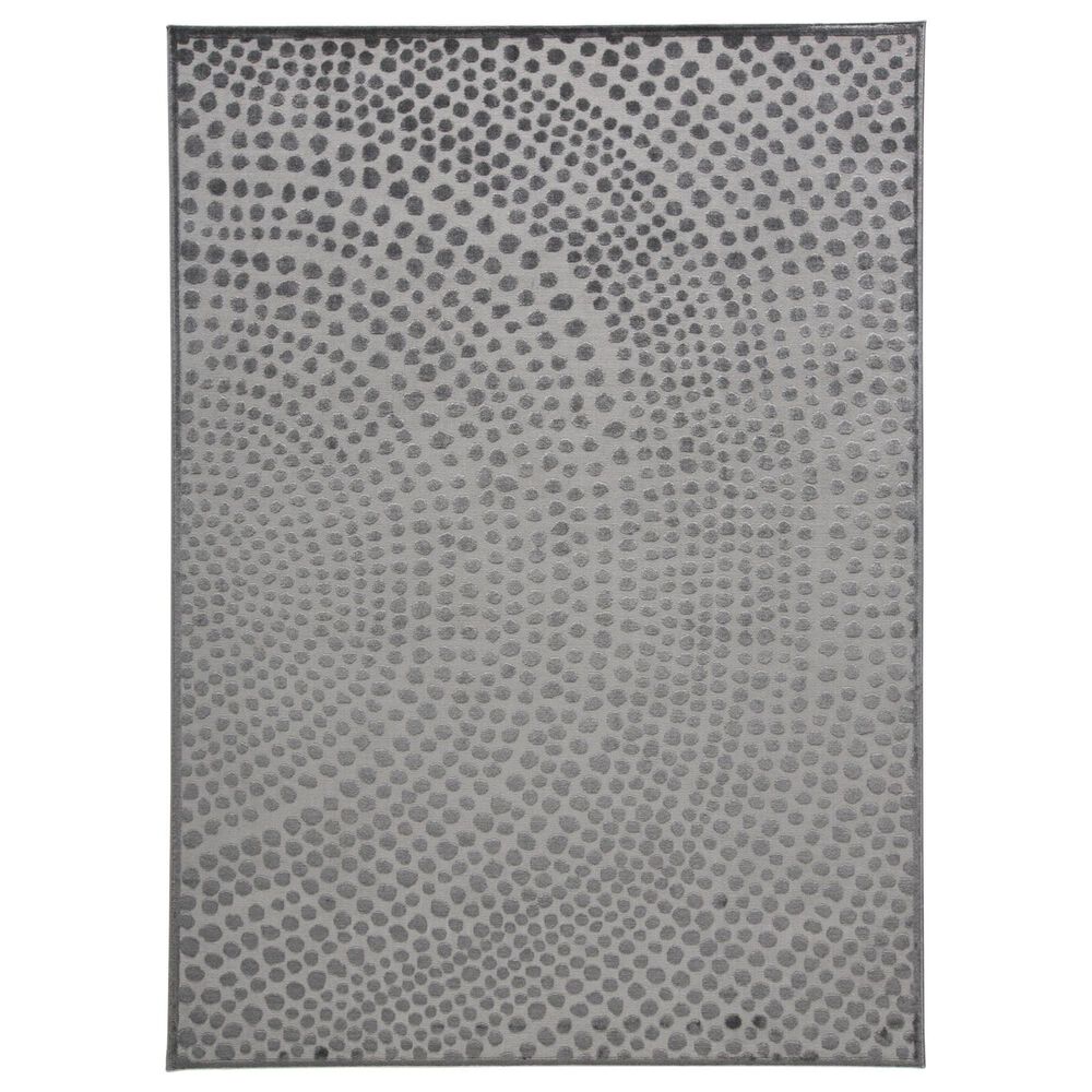 Feizy Rugs Gaspar 3835F 6"7" x 9"6" Castle and Dark Gray Area Rug, , large