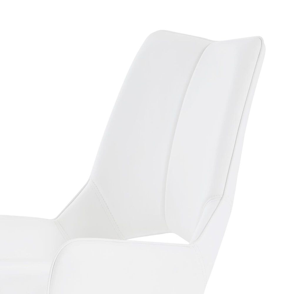 Global Furniture USA Swivel Dining Chair in White, , large