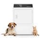 Speed Queen 7.0 Cu. Ft. Front Load Gas Dryer with Moisture Sensor in White, , large