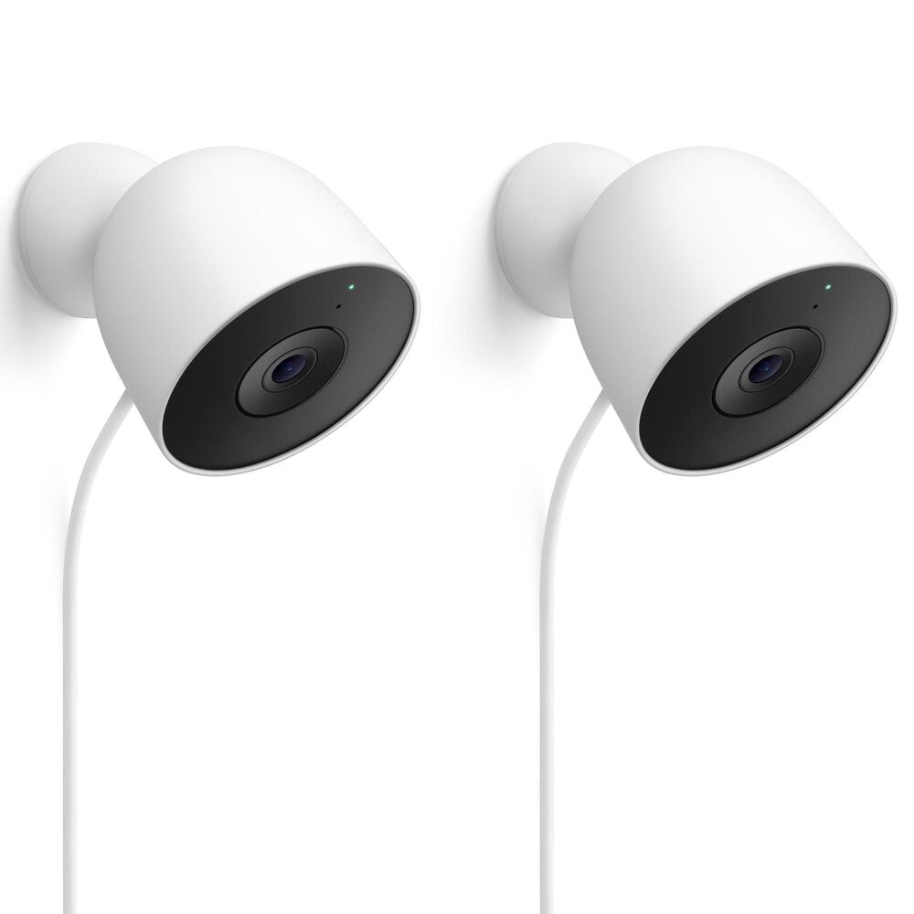 Google Nest 2-Pack Outdoor Smart Security Camera in Snow (2rd Gen), , large