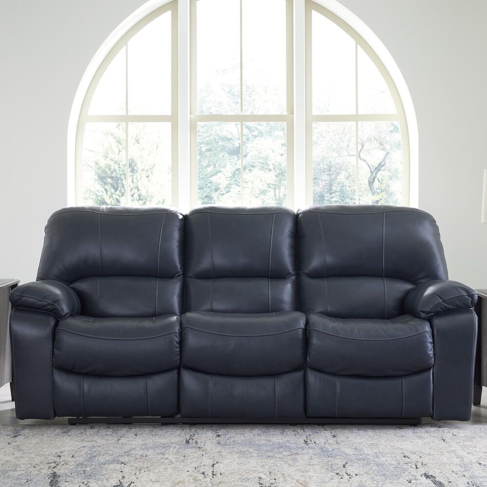 Ashley Leesworth Power Reclining Sofa in Ocean, , large