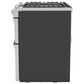 GE Appliances 30" Slide-In Front-Control Gas Double Oven Range in Stainless Steel, , large