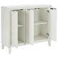 Linon Home Decor Miles 3-Door Accent Cabinet in Antique White, , large
