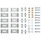 Blanco Sink Installation Clips in Stainless Steel (Set of 10), , large