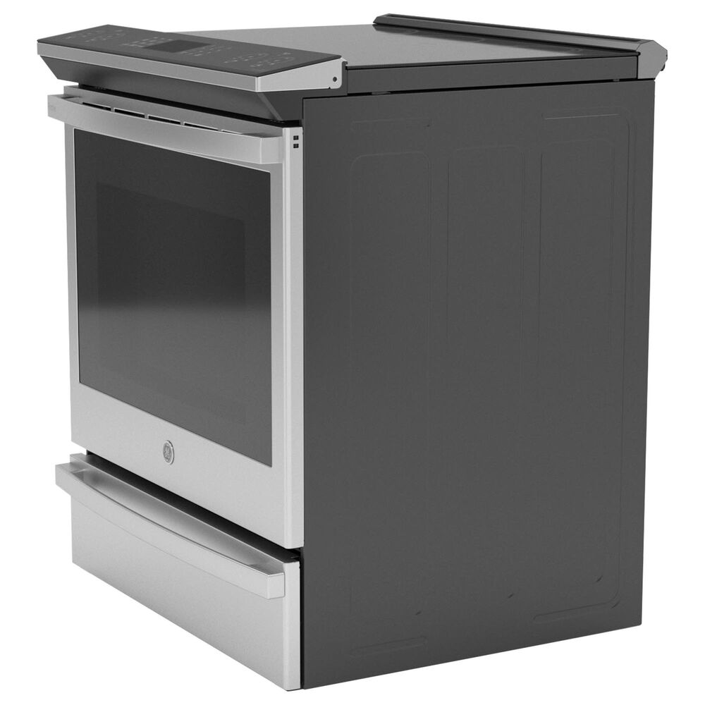GE Profile 30" Slide-In Front-Control Induction Range in Stainless Steel, , large