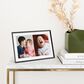 Aura Carver Mat 10" Digital Wi-Fi Photo Frame with Paper Mat in Charcoal, , large