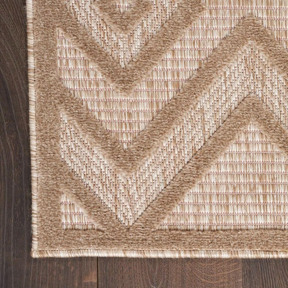 Nourison Versatile 5&#39; x 7&#39; Natural Beige Indoor/Outdoor Area Rug, , large