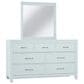 Viceray Collections Tide and Timber 4 Piece Twin Poster Bedroom Set in Blue Maple, , large