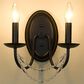 Golden Lighting Mirabella 2-Light Wall Sconce in Matte Black, , large