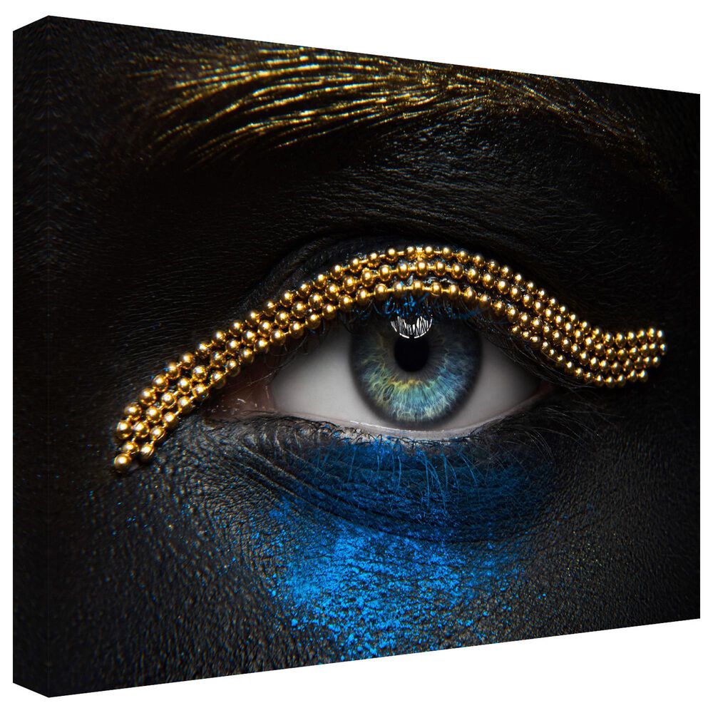 Timberlake Macro Beauty 24&quot; x 32&quot; Canvas Art in Black/Gray/Blue, , large