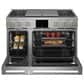 Monogram 48" Dual-Fuel Professional Range with 4 Burners, Grill and Griddle in Stainless Steel, , large