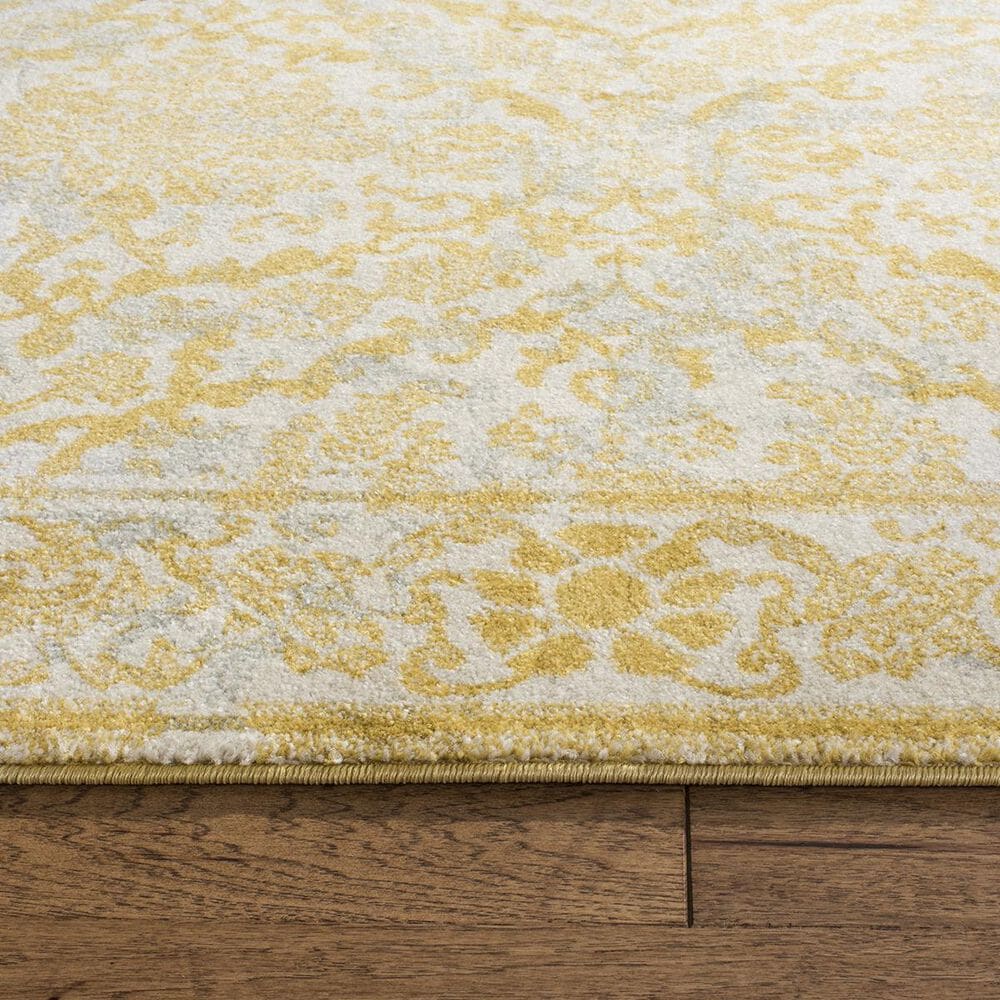 Safavieh Evoke EVK242S-3 3&#39; x 5&#39; Ivory/Gold Area Rug, , large