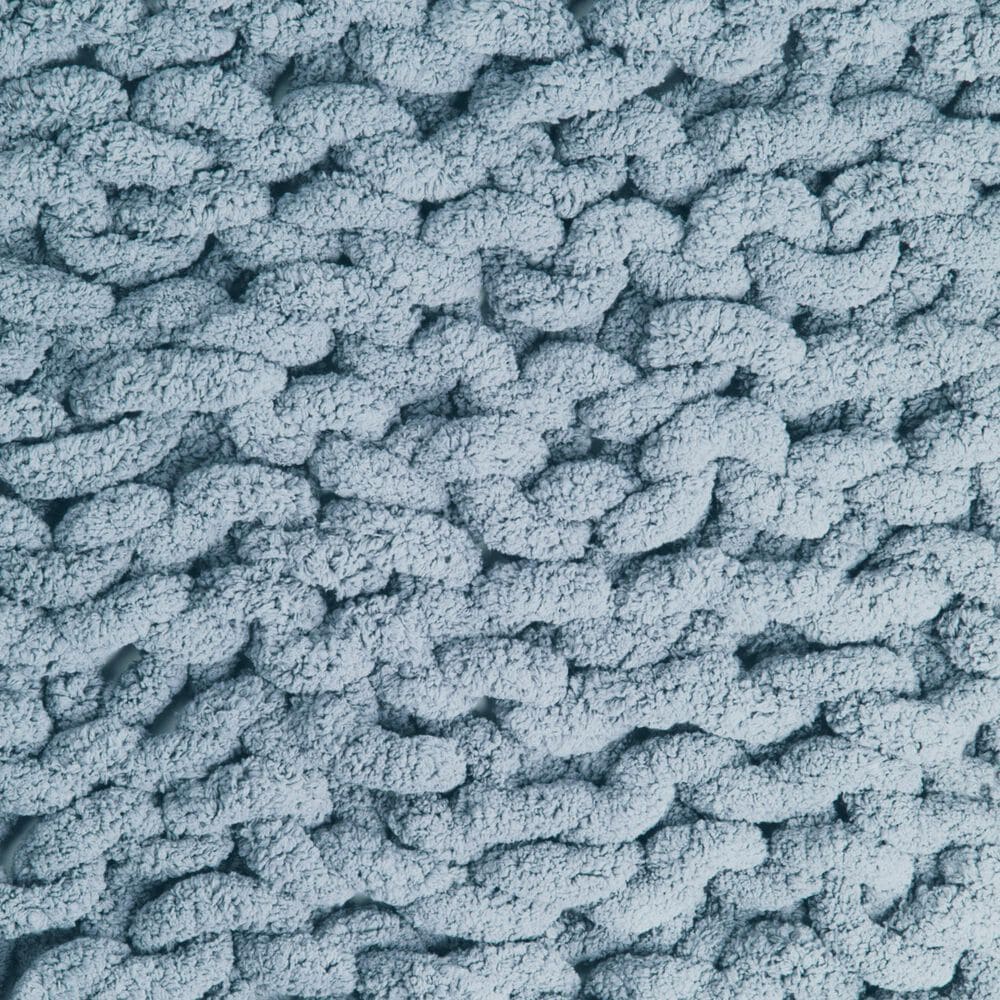 Demdaco Comfort Chunky Knit 65&quot; x 70&quot; Throw Blanket in Denim, , large