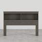 Lemoore Essential Full/Queen Bookcase Headboard in Storm Grey, , large