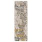 Feizy Waldor Gold and Birch 2"10" x 7"10" Runner, , large