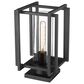 Golden Lighting Tribeca 1-Light Patio Pier Mount in Natural Black, , large