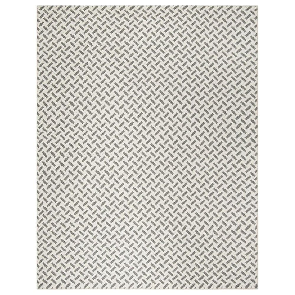 Safavieh Natura NAT401A 8" x 10" Grey and Ivory Area Rug, , large