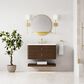 James Martin Allamari 36" Single Bathroom Vanity in Sable with 3 cm White Zeus Silestone Top and Rectangular Sink, , large