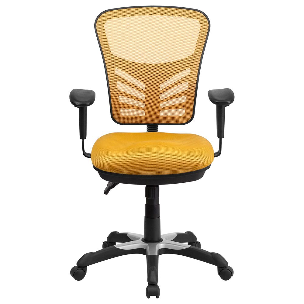 Flash Furniture Executive Swivel Chair in Yellow, , large