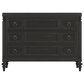 Vantage Atrium 3-Drawer Bachelor Chest in Hand Rubbed Black, , large