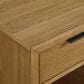 Hawthorne Furniture Newport 1-Drawer Nightstand in Natural Oak and Matte Black, , large