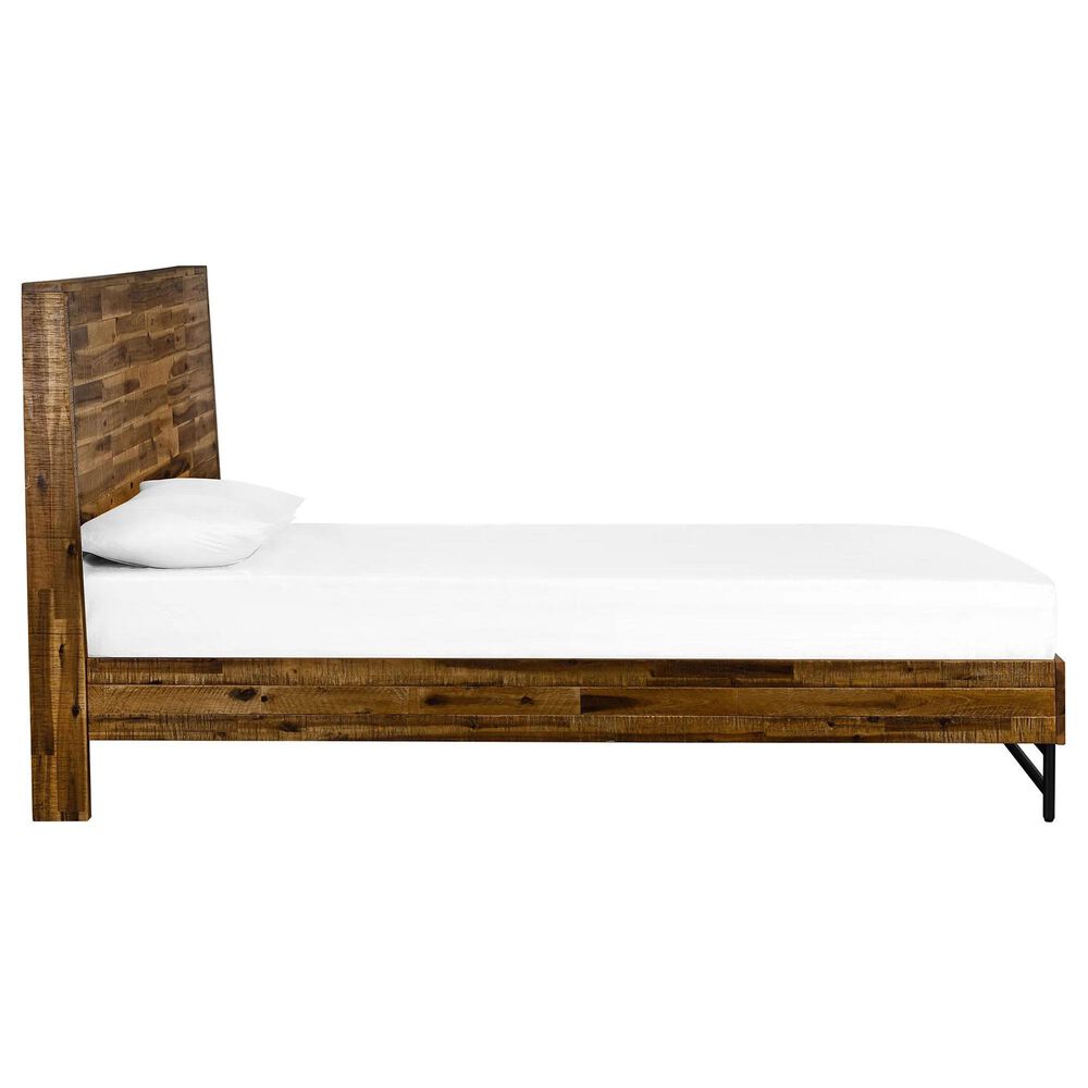 Blue River Cusco 3Piece Queen Bed Set in Antique Acacia and Black NFM