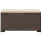 Homestyles Palm Springs 3-Piece Patio Set with Storage Table in Brown, , large