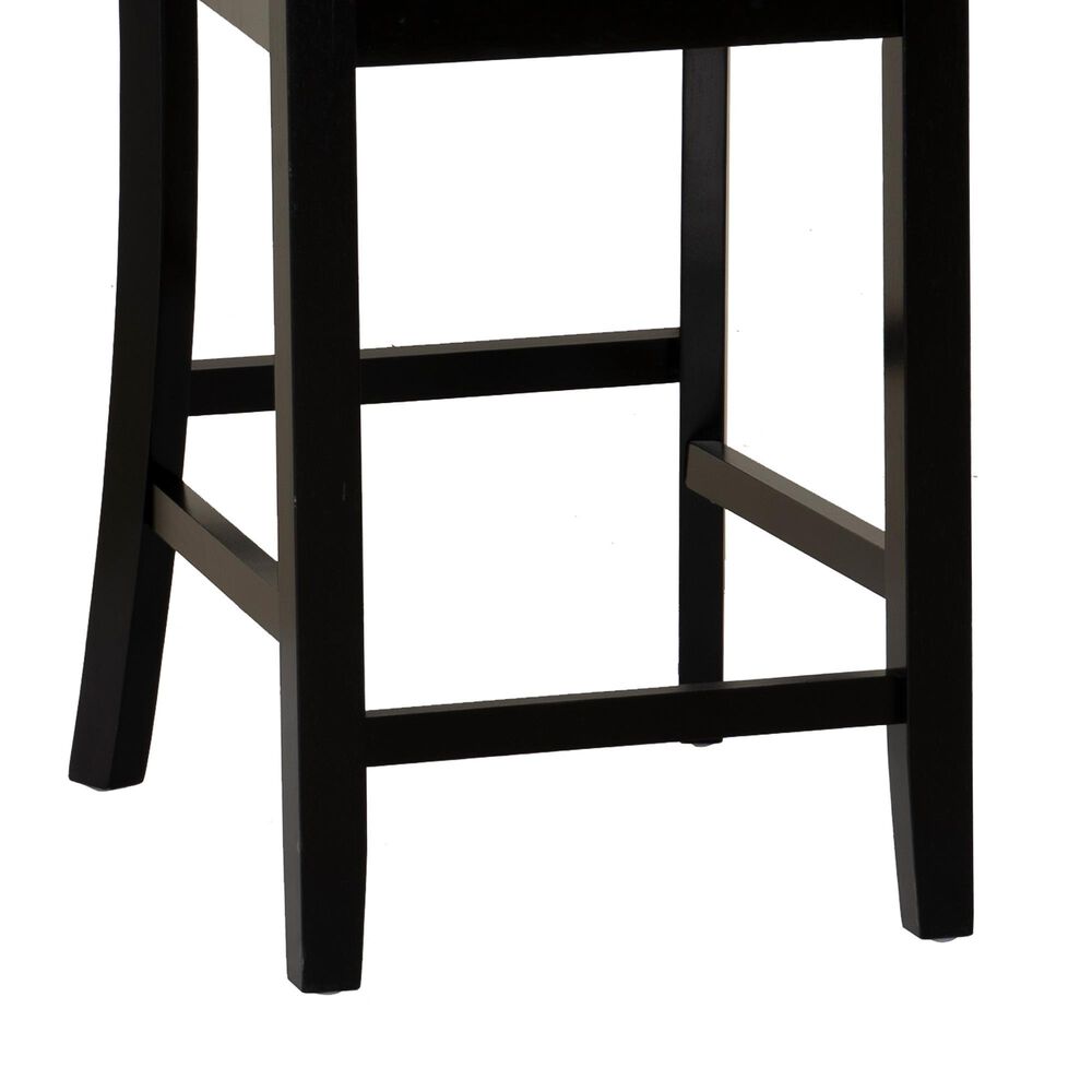 Linon Home Decor Torino Villa Counter Stool in Black, , large