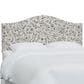Rifle Paper Co Crafted by Cloth & Company Mayfair Queen Headboard in Aviary Black/Cream, , large
