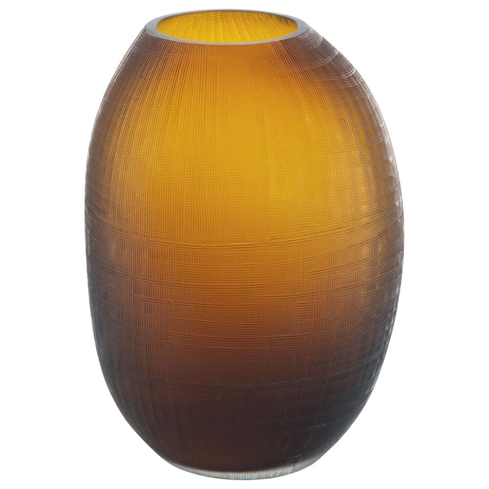 Ashley Embersen Glass Vase in Amber &#40;Set of 2&#41;, , large