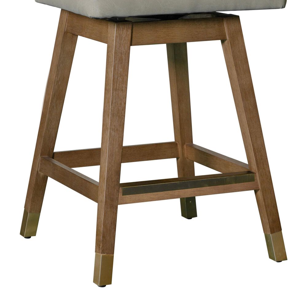 Armen Living Amelia 30" Swivel Bar Stool in Natural, , large