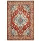 Safavieh Monaco MNC243H-24 2"2" x 4" Orange/Light Blue Area Rug, , large