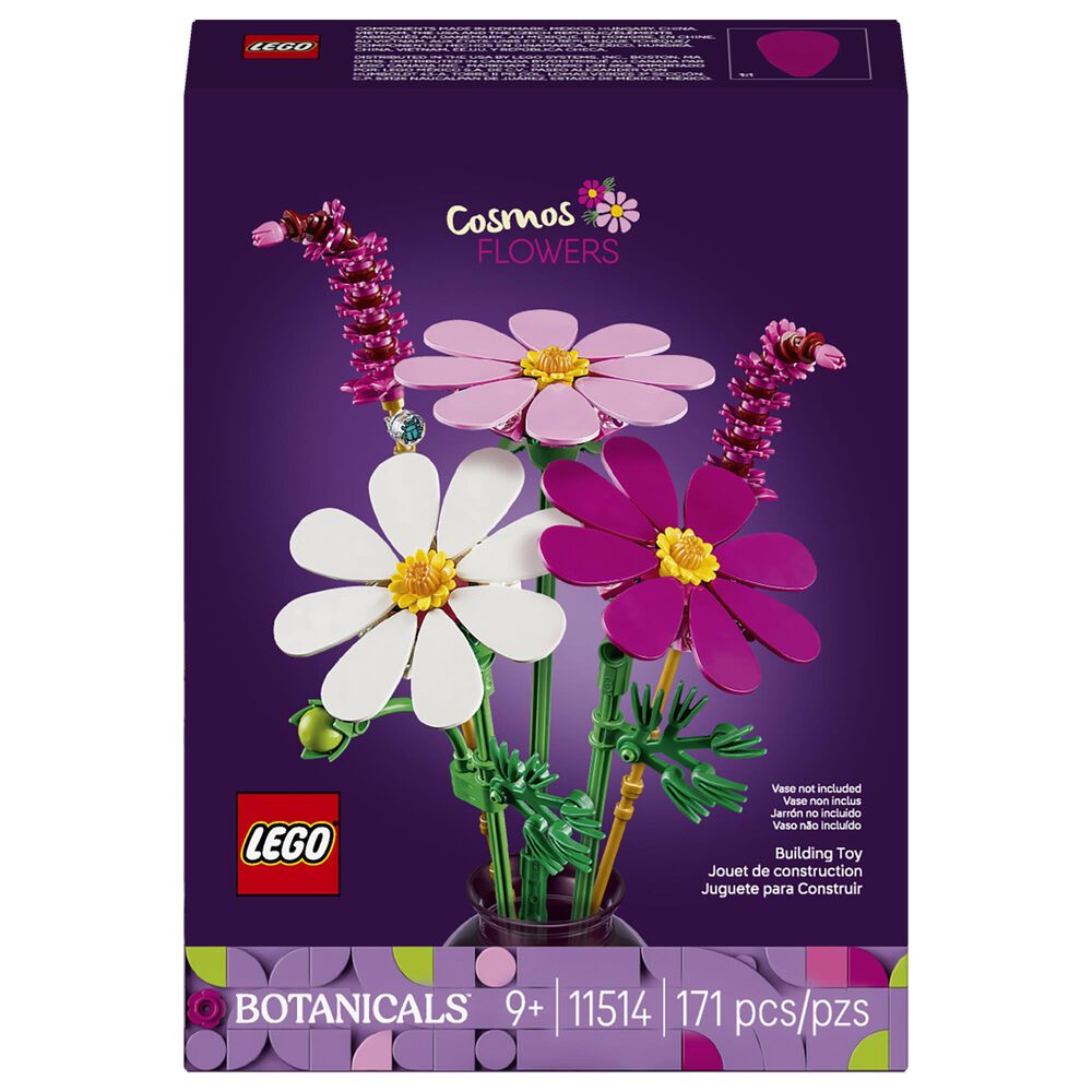 LEGO Botanicals Cosmos Flowers Building Set, , large