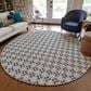 Dalyn Rug Company Marlo 10" Round Black Indoor/Outdoor Area Rug, , large