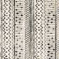 Oriental Weavers Georgia Tribal 8826E 7"10" x 10"10" Ivory and Black Area Rug, , large