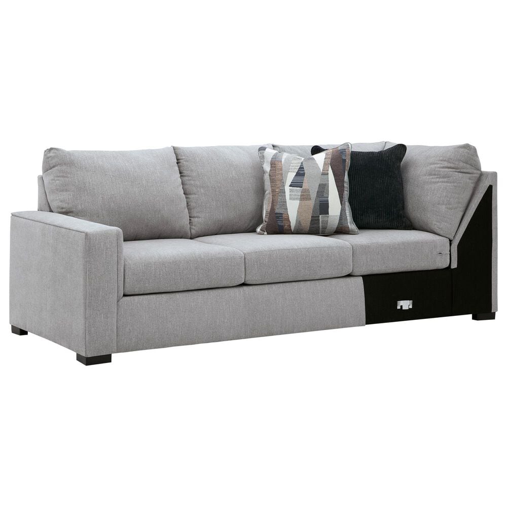 Ashley Lakepoint 2-Piece U-Shaped Sectional with Right-Facing Chaise in Nickel, , large