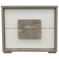 Mayberry Hill San Matteo 2-Drawer Nightstand in Ash Gray and White, , large