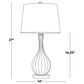 Hearth and Haven Jenny Table Lamp in Clear Crackle and Gold (Set of 2), , large