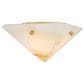 Troy Lighting Geo 1-Light Flush Mount in Vintage Brass, , large
