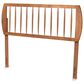 Baxton Studio Norman Full Slat Headboard in Ash Walnut, , large