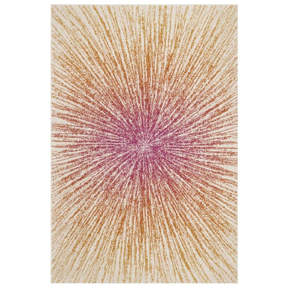 Safavieh Evoke EVK228R 4" x 6" Fuchsia and Cream Area Rug, , large